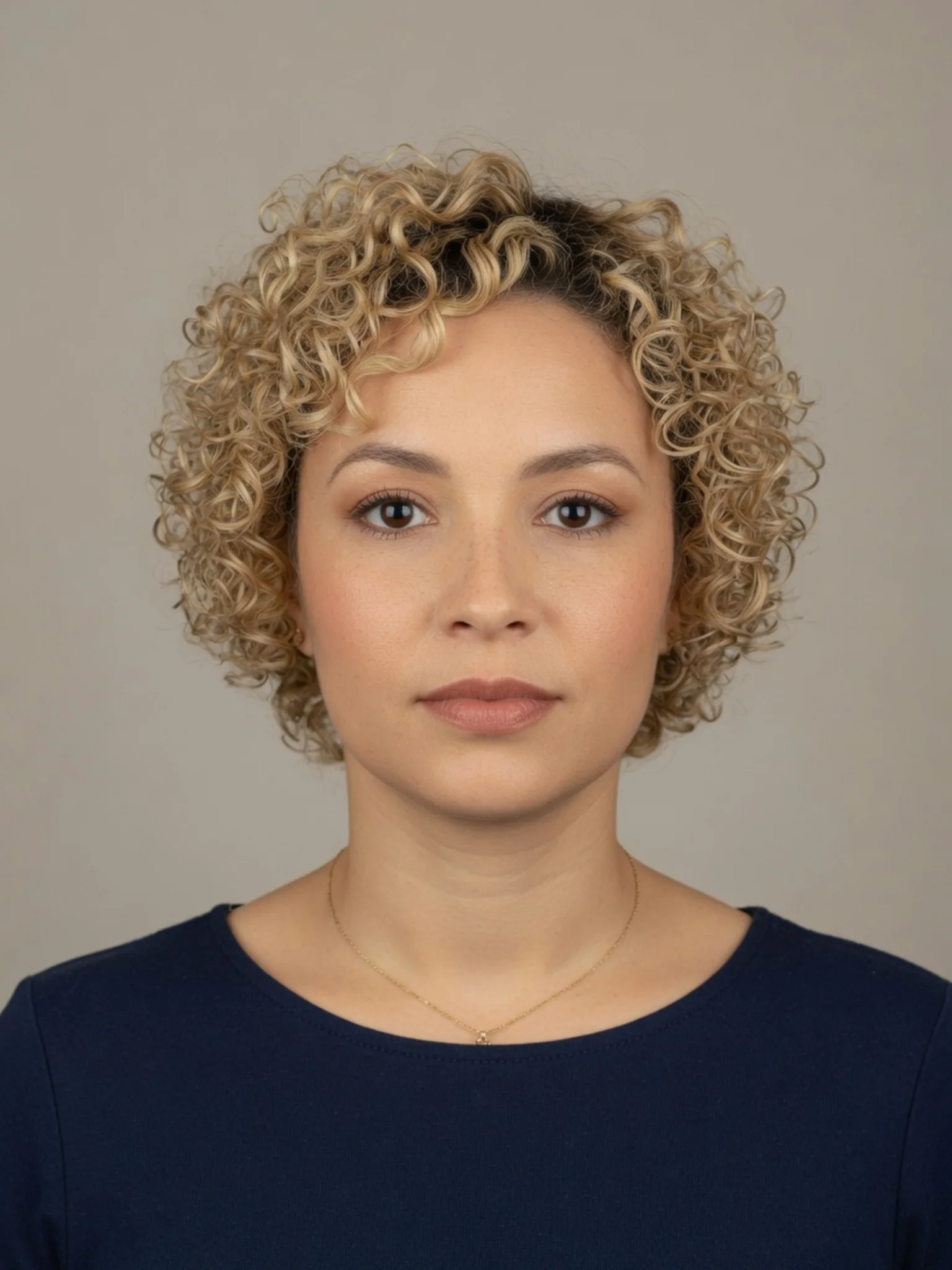 Original photo before the AI hairstyle simulation.